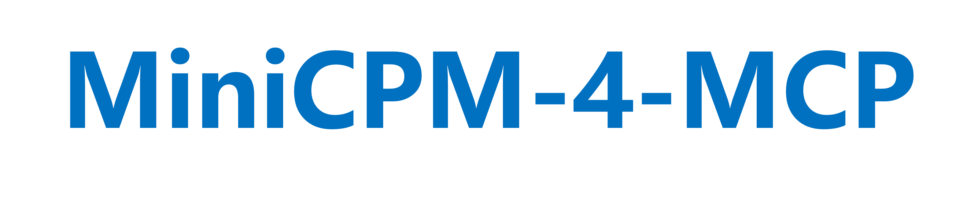 MiniCPM-4-MCP 标志