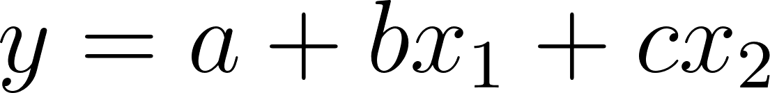b and c are the coefficients