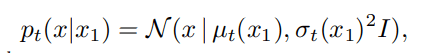 Assumption on Probability Path for Conditional Flow Matching 