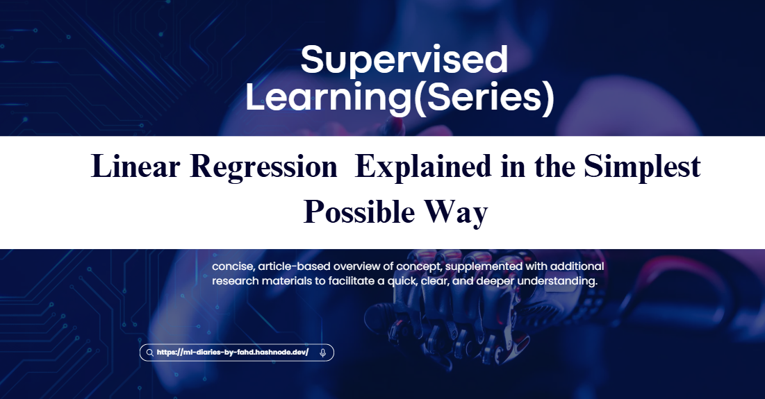 Linear Regression — Explained in the Simplest Possible Way