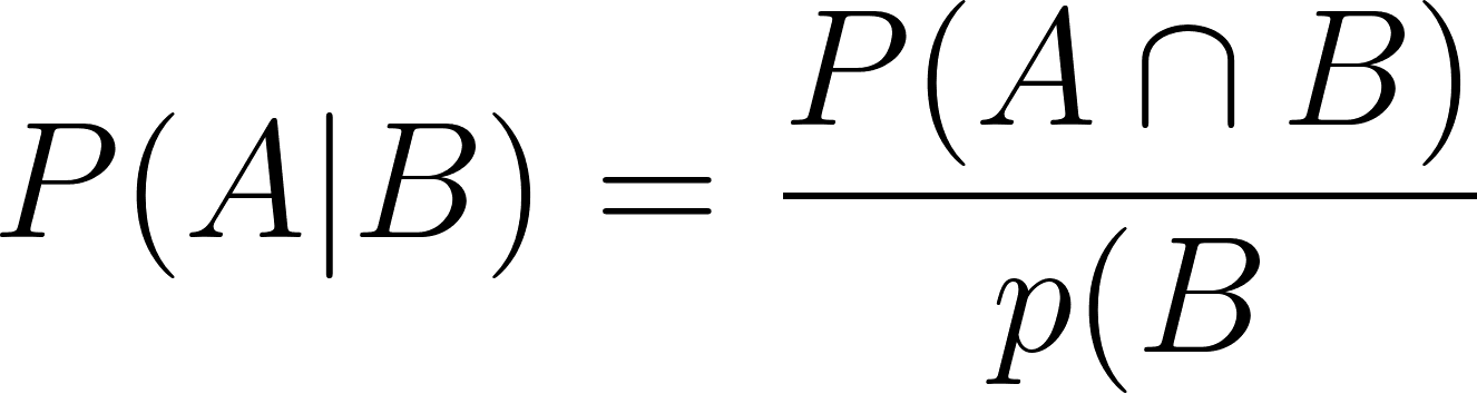 Conditional probability