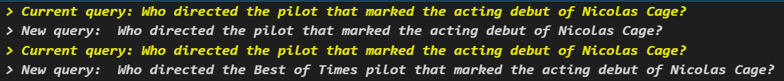 MultiStepQueryEngine output for the first query. Image by author.