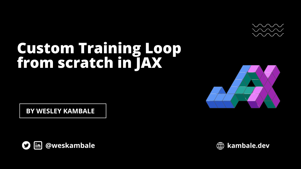 Custom training loop from scratch in JAX