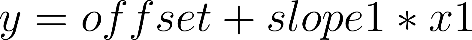 Mathematically defining the line above