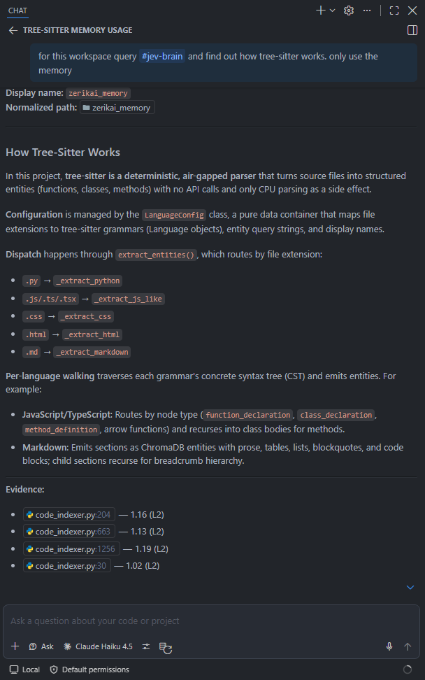 human-readable answer by IDE Agent