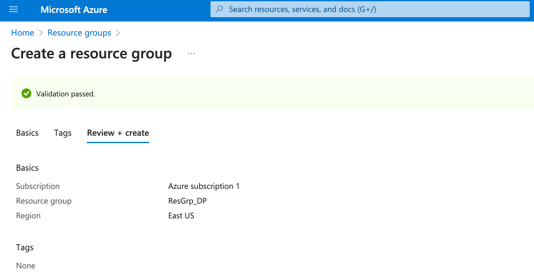 Azure resource group Image by author