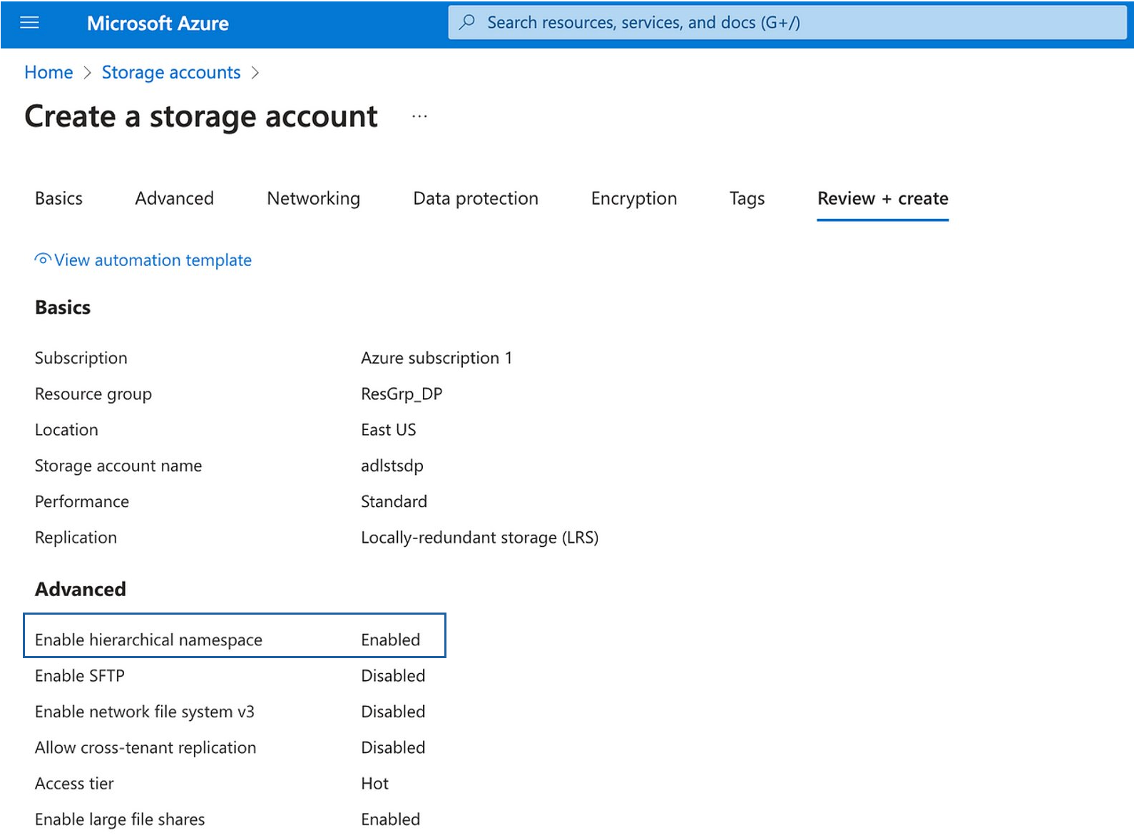 Storage account Image by author